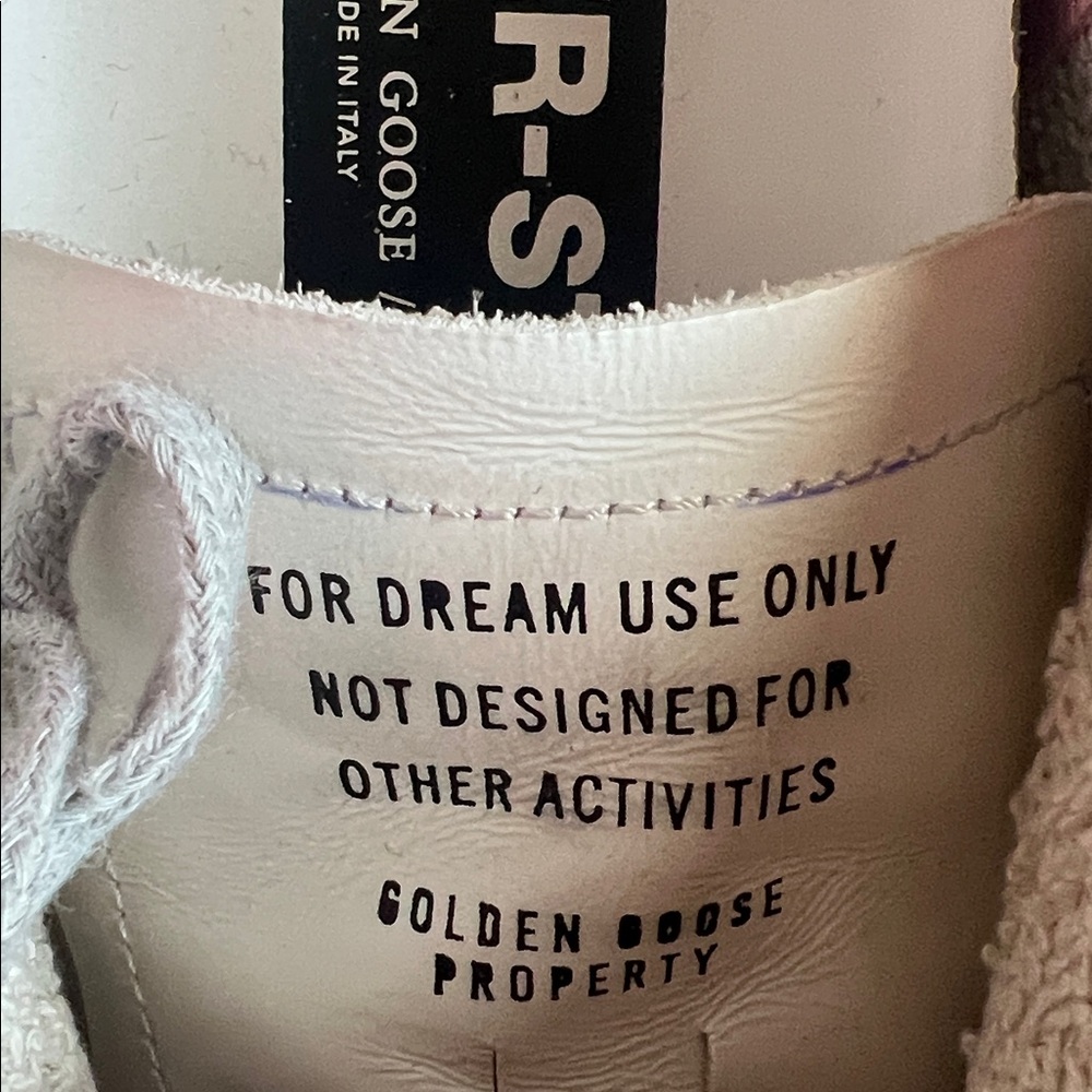 Golden Goose Super-Star Sneakers White Pink EU 39 Made in Italy - Picture 3 of 6